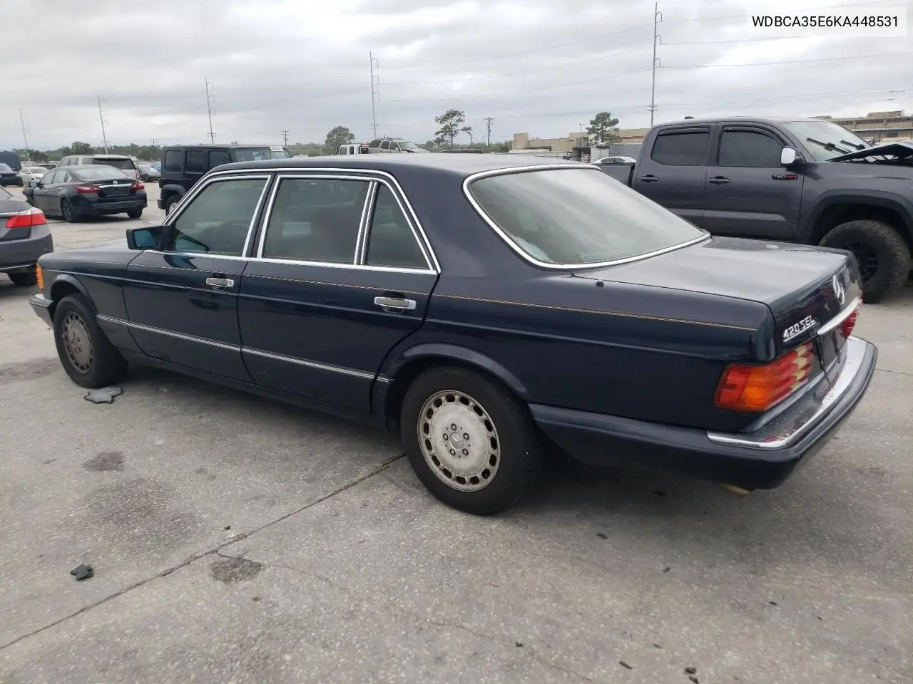 1989 Mercedes-Benz 420 Sel VIN: WDBCA35E6KA448531 Lot: 45041175