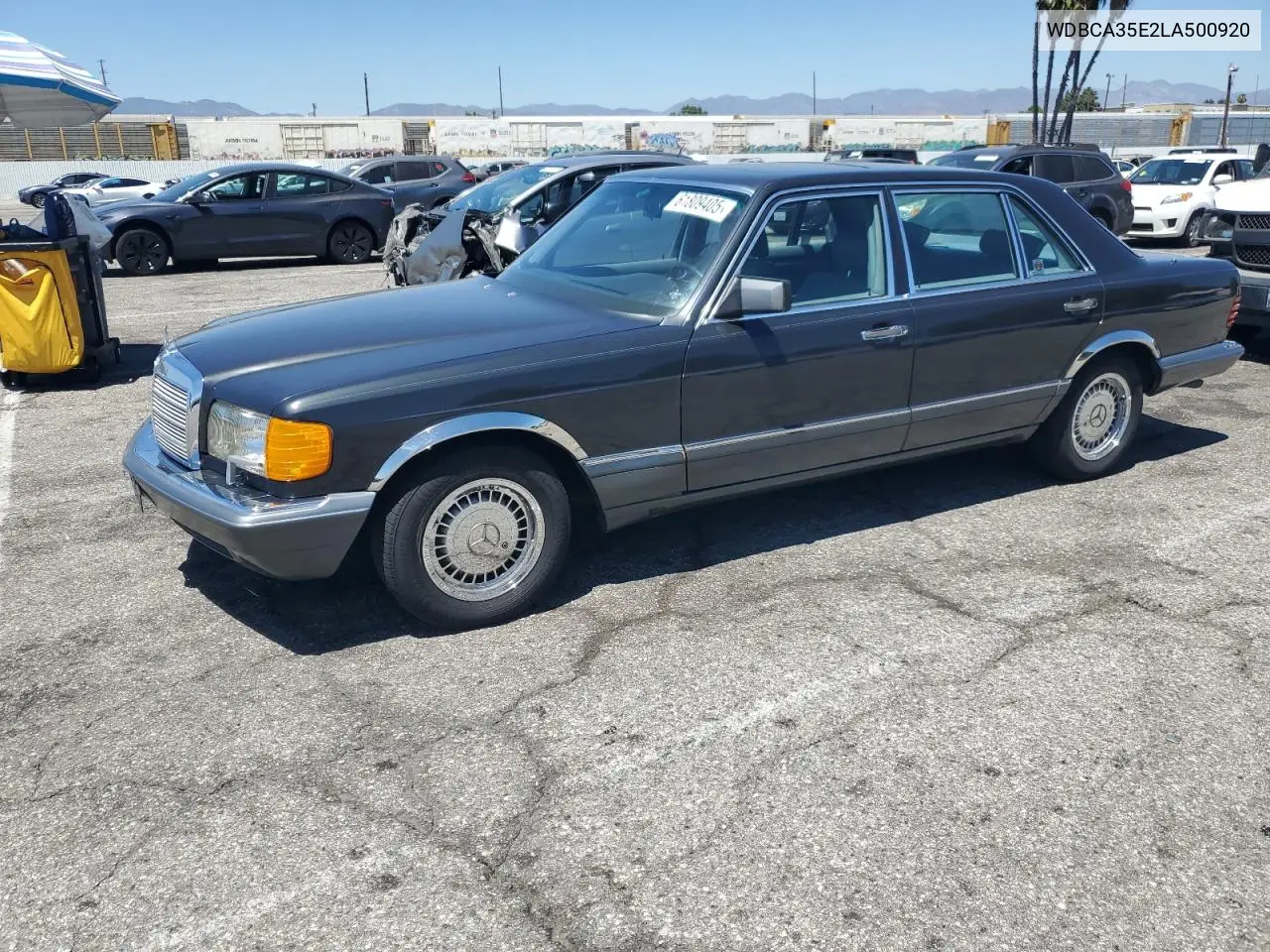 1990 Mercedes-Benz 420 Sel VIN: WDBCA35E2LA500920 Lot: 61809405