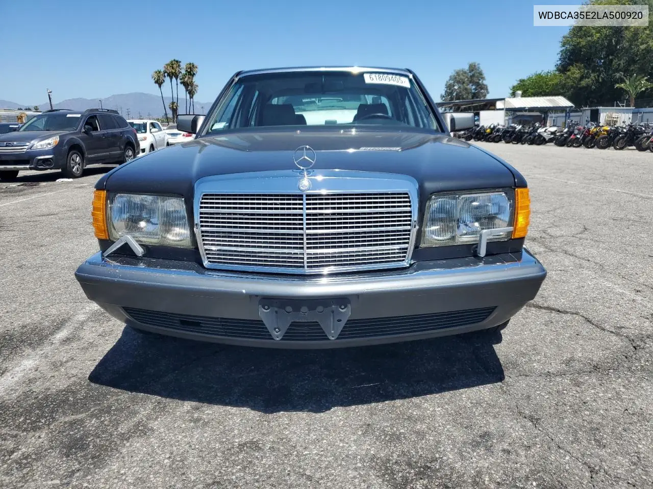 1990 Mercedes-Benz 420 Sel VIN: WDBCA35E2LA500920 Lot: 61809405