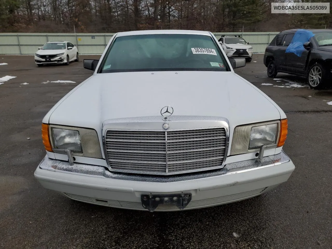 1990 Mercedes-Benz 420 Sel VIN: WDBCA35E5LA505089 Lot: 72672754