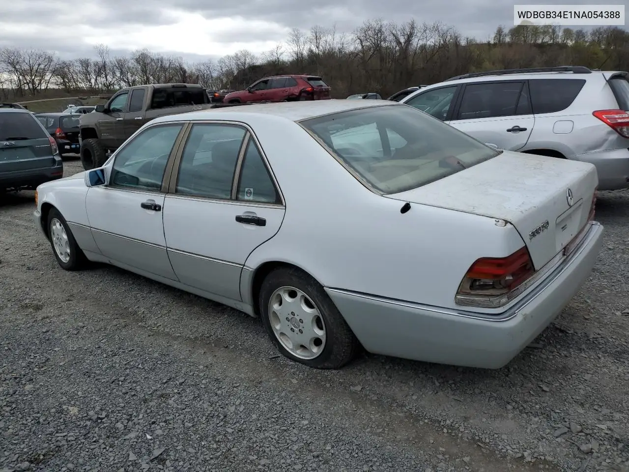 1992 Mercedes-Benz 300 Sd VIN: WDBGB34E1NA054388 Lot: 53197605