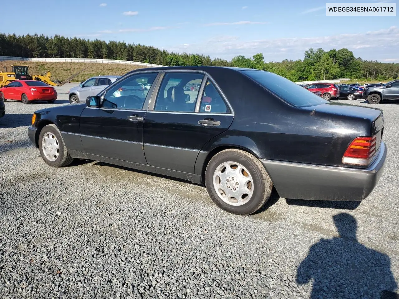 1992 Mercedes-Benz 300 Sd VIN: WDBGB34E8NA061712 Lot: 55837085