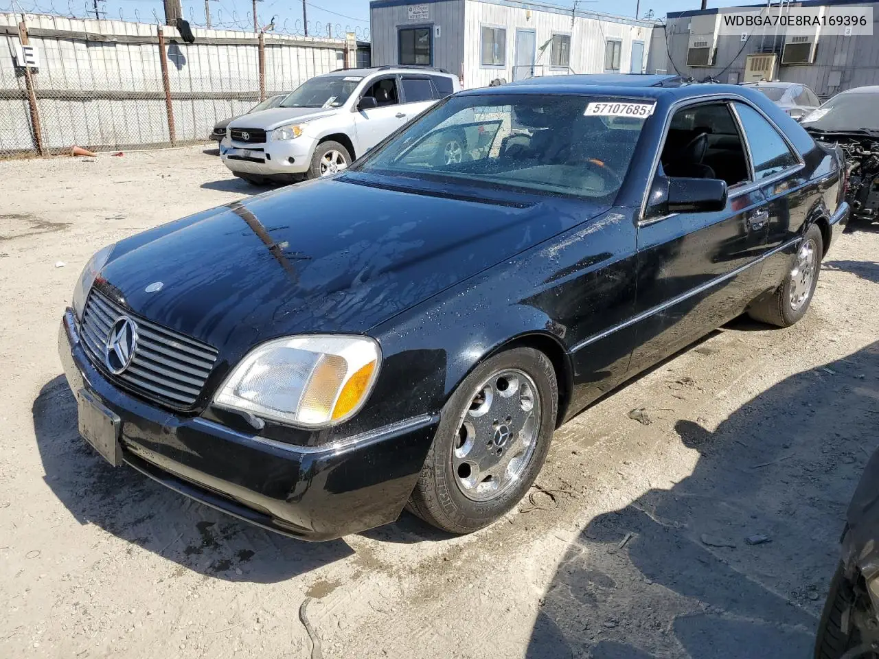 1994 Mercedes-Benz S 500 VIN: WDBGA70E8RA169396 Lot: 57107685