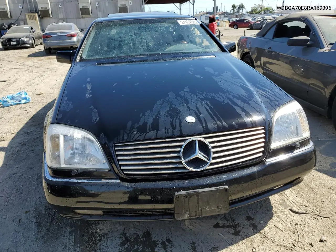 1994 Mercedes-Benz S 500 VIN: WDBGA70E8RA169396 Lot: 57107685