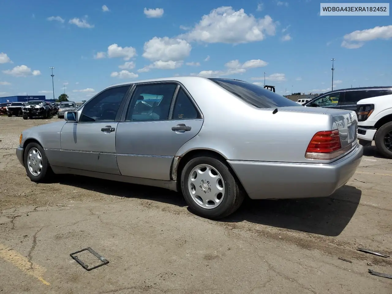 1994 Mercedes-Benz S 420 VIN: WDBGA43EXRA182452 Lot: 63147335