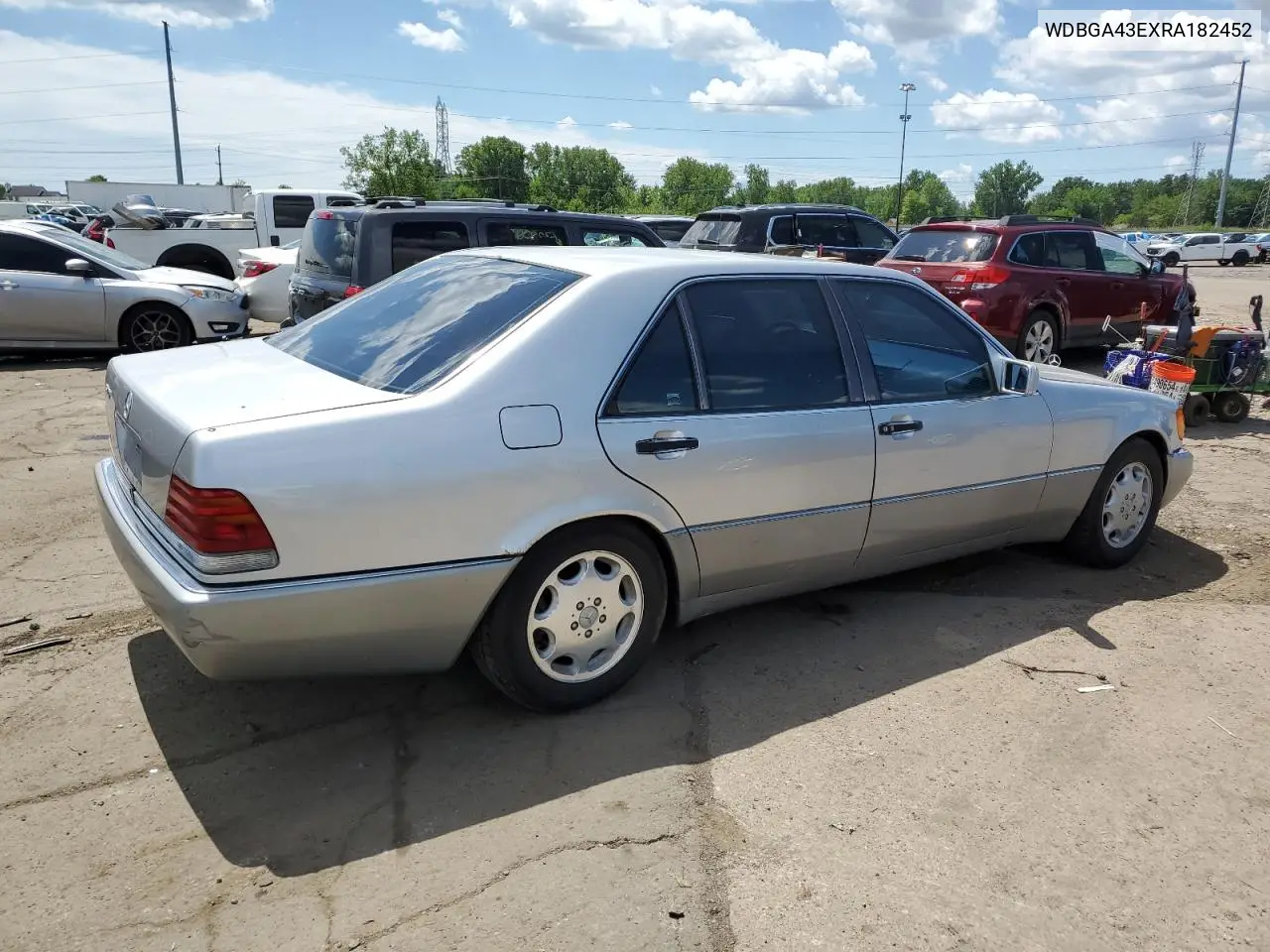 1994 Mercedes-Benz S 420 VIN: WDBGA43EXRA182452 Lot: 63147335