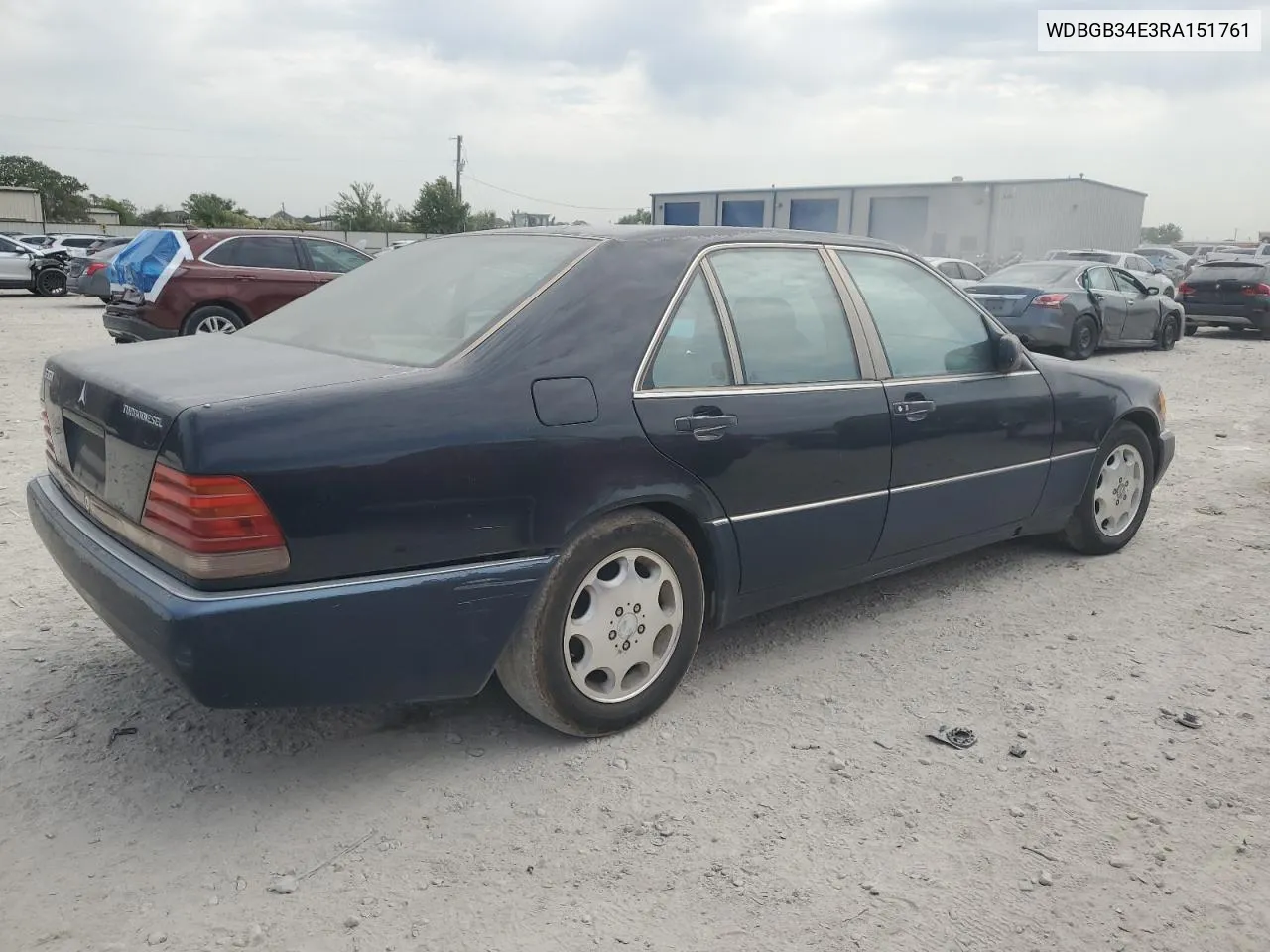 1994 Mercedes-Benz S 350D VIN: WDBGB34E3RA151761 Lot: 75745954