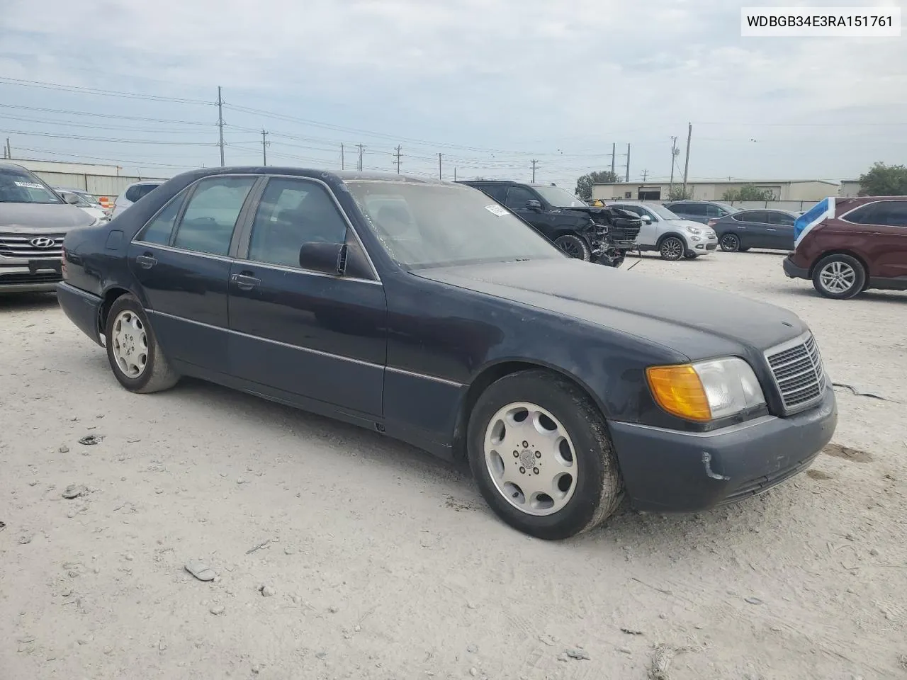 1994 Mercedes-Benz S 350D VIN: WDBGB34E3RA151761 Lot: 75745954