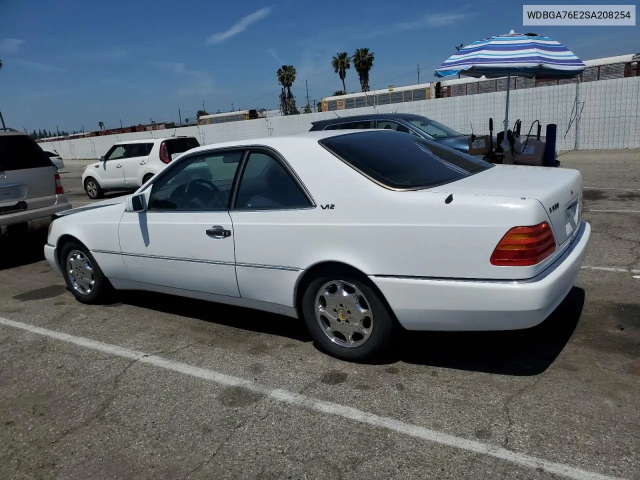 1995 Mercedes-Benz S 600 VIN: WDBGA76E2SA208254 Lot: 51515445