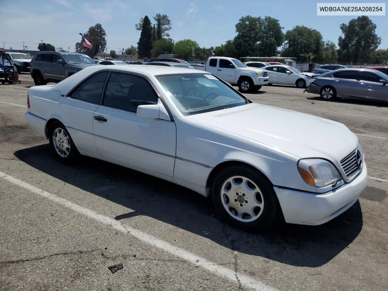1995 Mercedes-Benz S 600 VIN: WDBGA76E2SA208254 Lot: 51515445