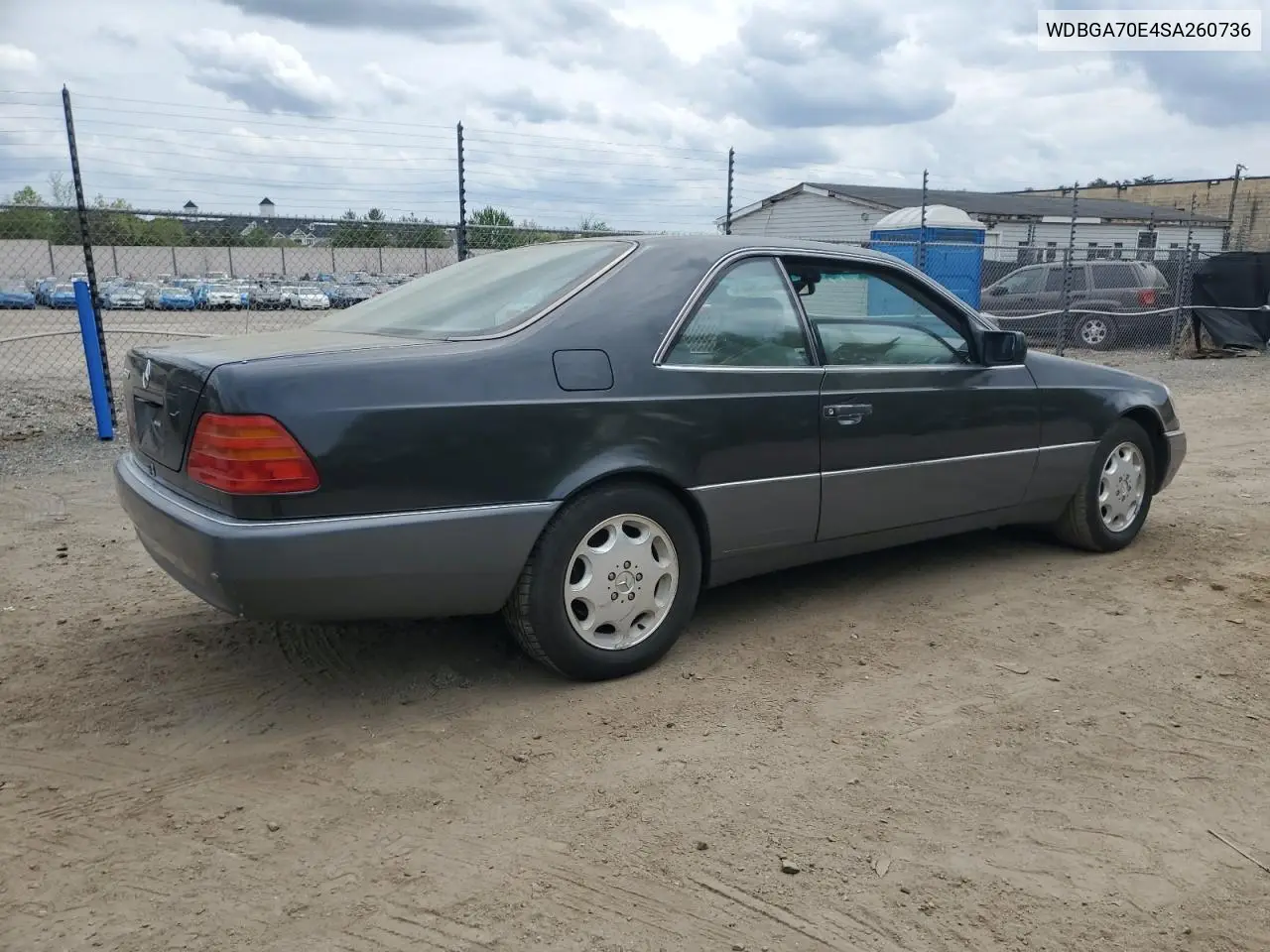 1995 Mercedes-Benz S 500 VIN: WDBGA70E4SA260736 Lot: 54818145