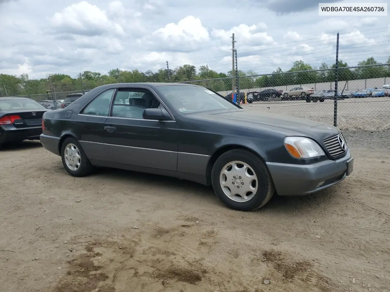 1995 Mercedes-Benz S 500 VIN: WDBGA70E4SA260736 Lot: 54818145