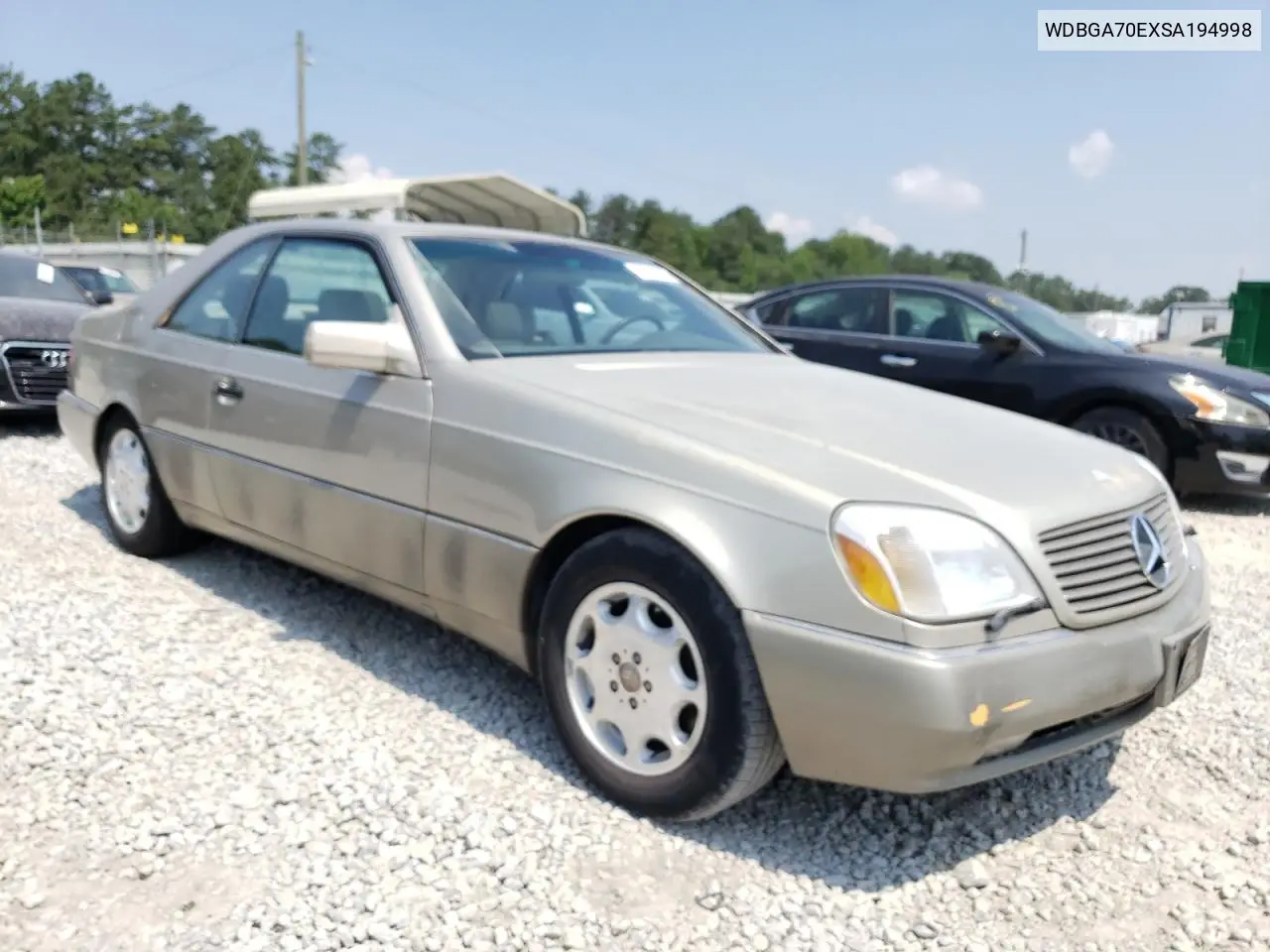 1995 Mercedes-Benz S 500 VIN: WDBGA70EXSA194998 Lot: 62380725