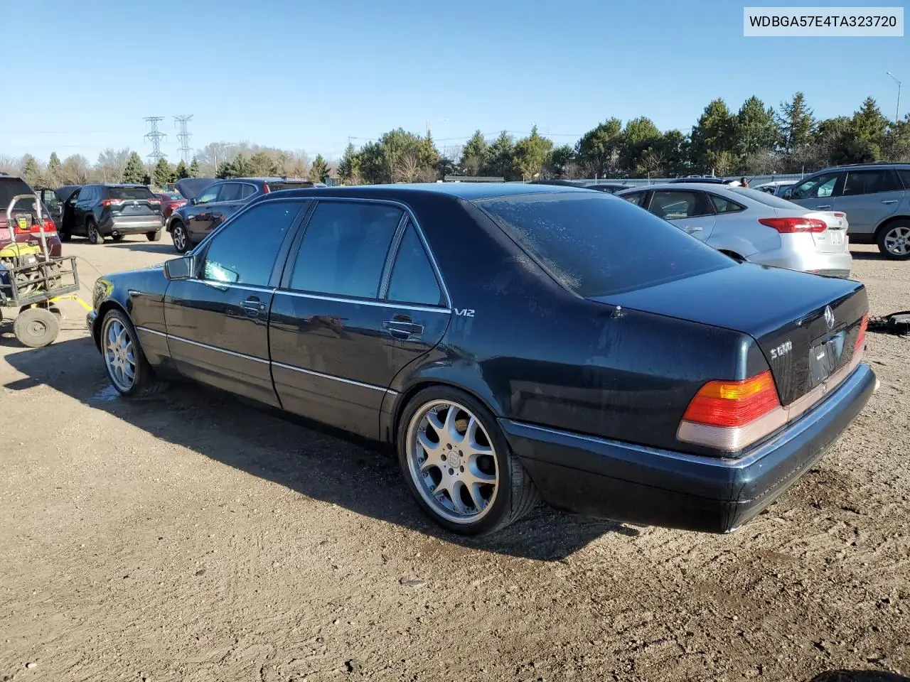 1996 Mercedes-Benz S 600 VIN: WDBGA57E4TA323720 Lot: 53119675
