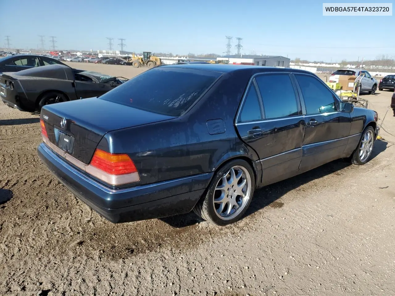 1996 Mercedes-Benz S 600 VIN: WDBGA57E4TA323720 Lot: 53119675