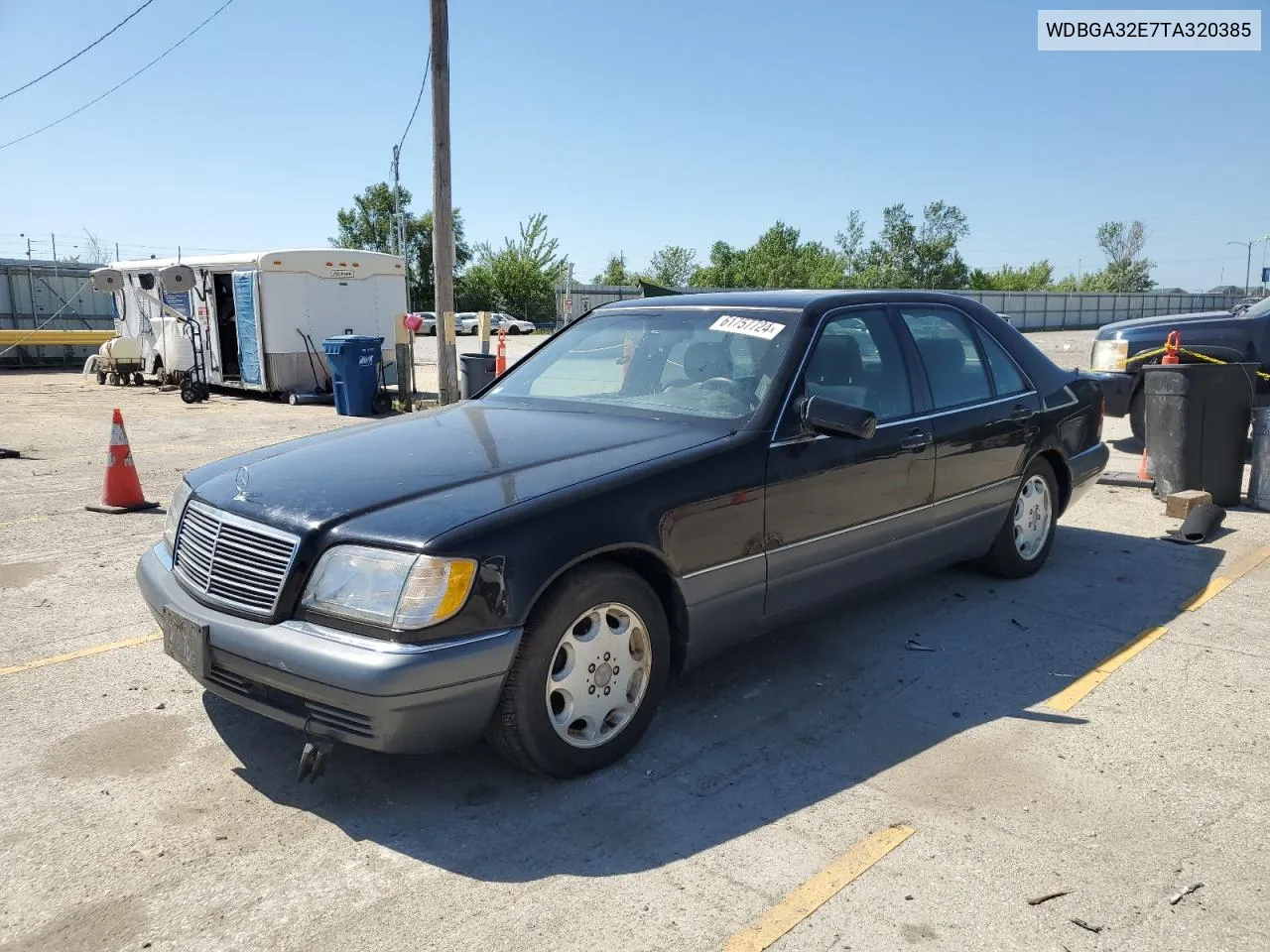 1996 Mercedes-Benz S 320W VIN: WDBGA32E7TA320385 Lot: 61757724