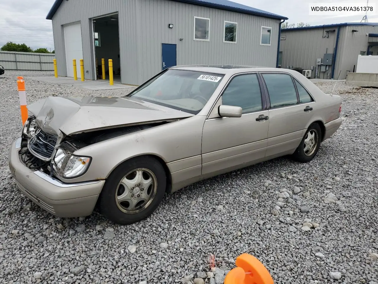 1997 Mercedes-Benz S 500 VIN: WDBGA51G4VA361378 Lot: 56101425