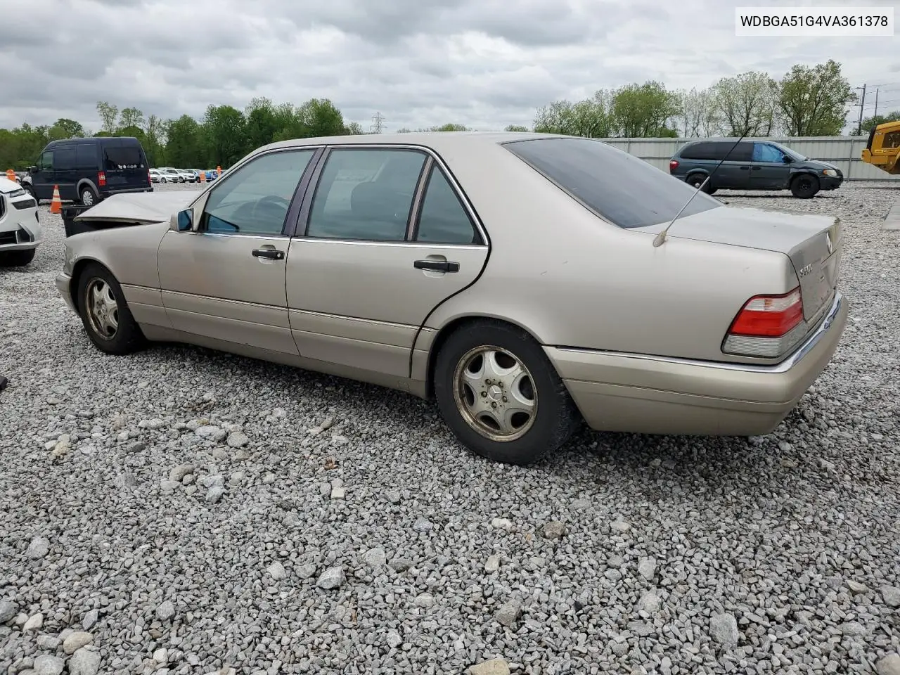 1997 Mercedes-Benz S 500 VIN: WDBGA51G4VA361378 Lot: 56101425