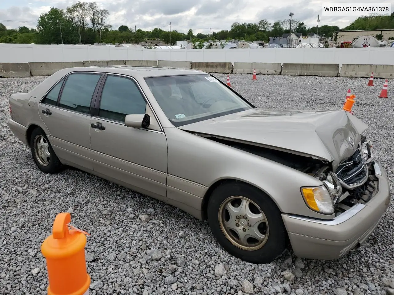 1997 Mercedes-Benz S 500 VIN: WDBGA51G4VA361378 Lot: 56101425