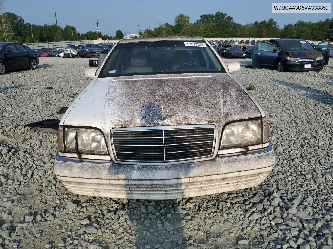1997 Mercedes-Benz S 420 VIN: WDBGA43G5VA338859 Lot: 61878565