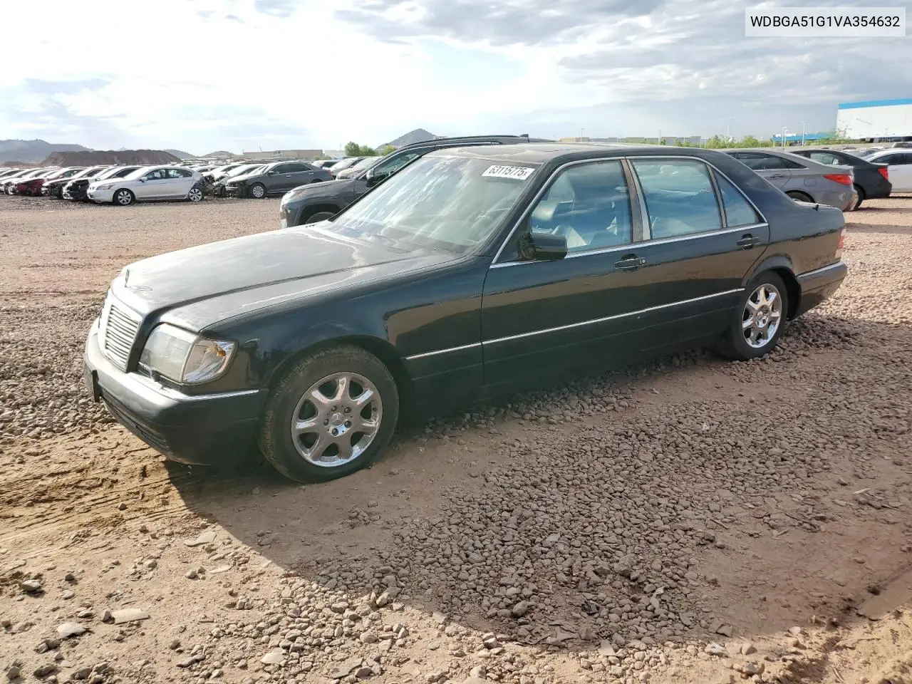 1997 Mercedes-Benz S 500 VIN: WDBGA51G1VA354632 Lot: 63115775