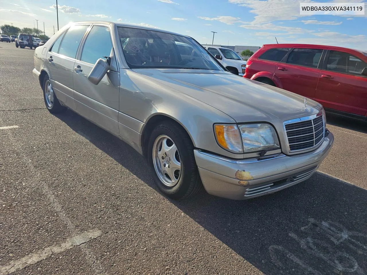 1997 Mercedes-Benz S 320 VIN: WDBGA33GXVA341119 Lot: 70090364
