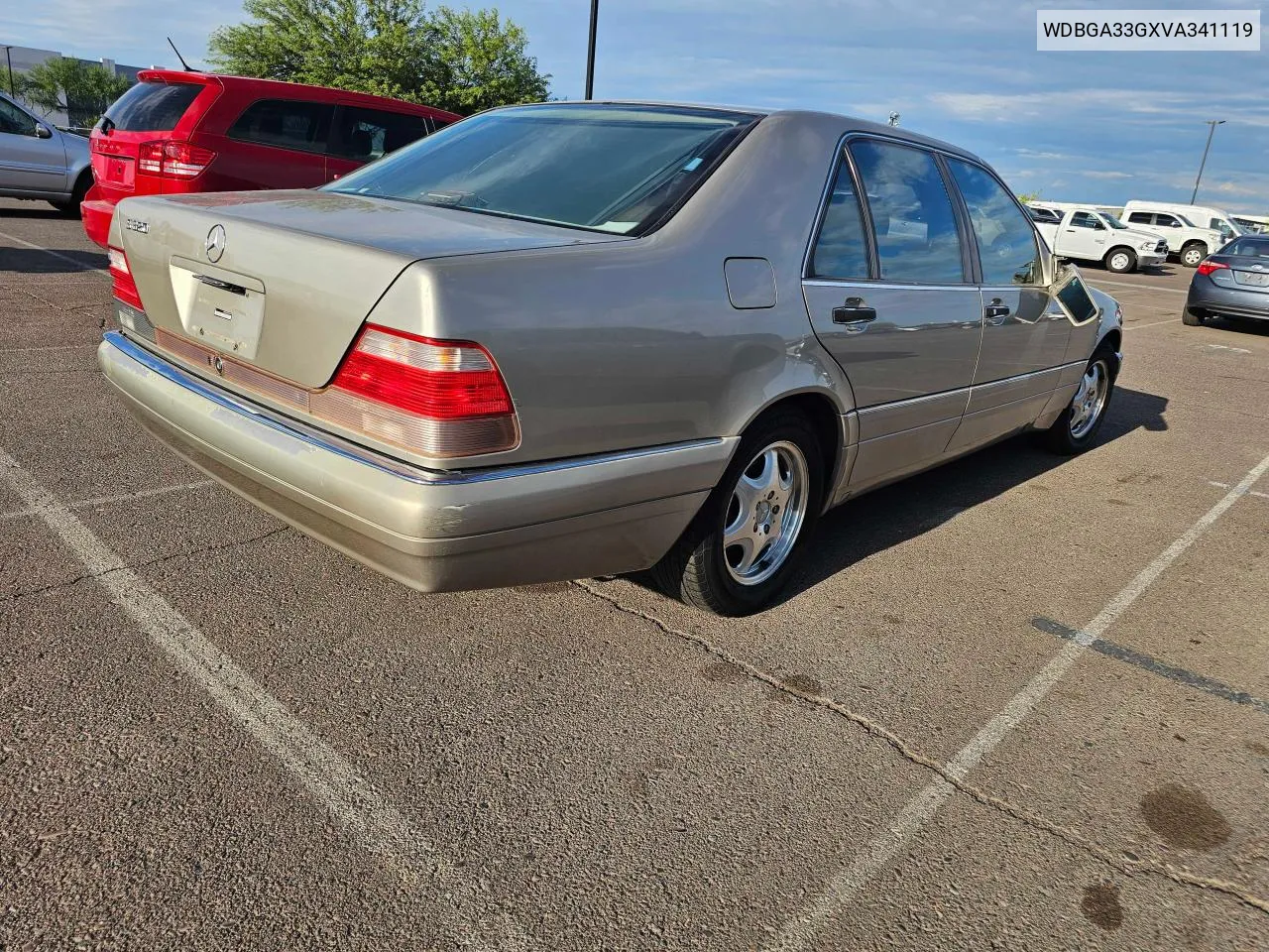 1997 Mercedes-Benz S 320 VIN: WDBGA33GXVA341119 Lot: 70090364