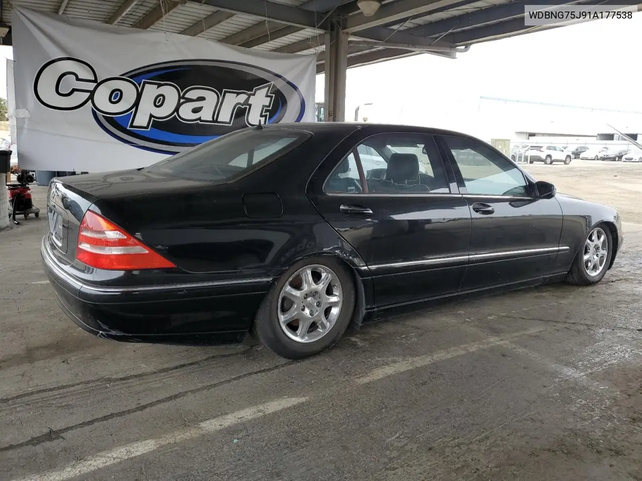 2001 Mercedes-Benz S 500 VIN: WDBNG75J91A177538 Lot: 62434695