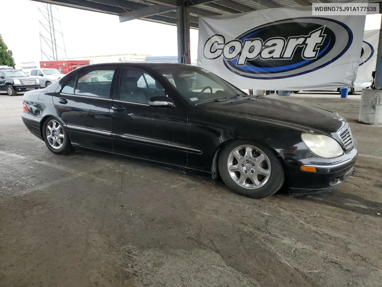 2001 Mercedes-Benz S 500 VIN: WDBNG75J91A177538 Lot: 62434695