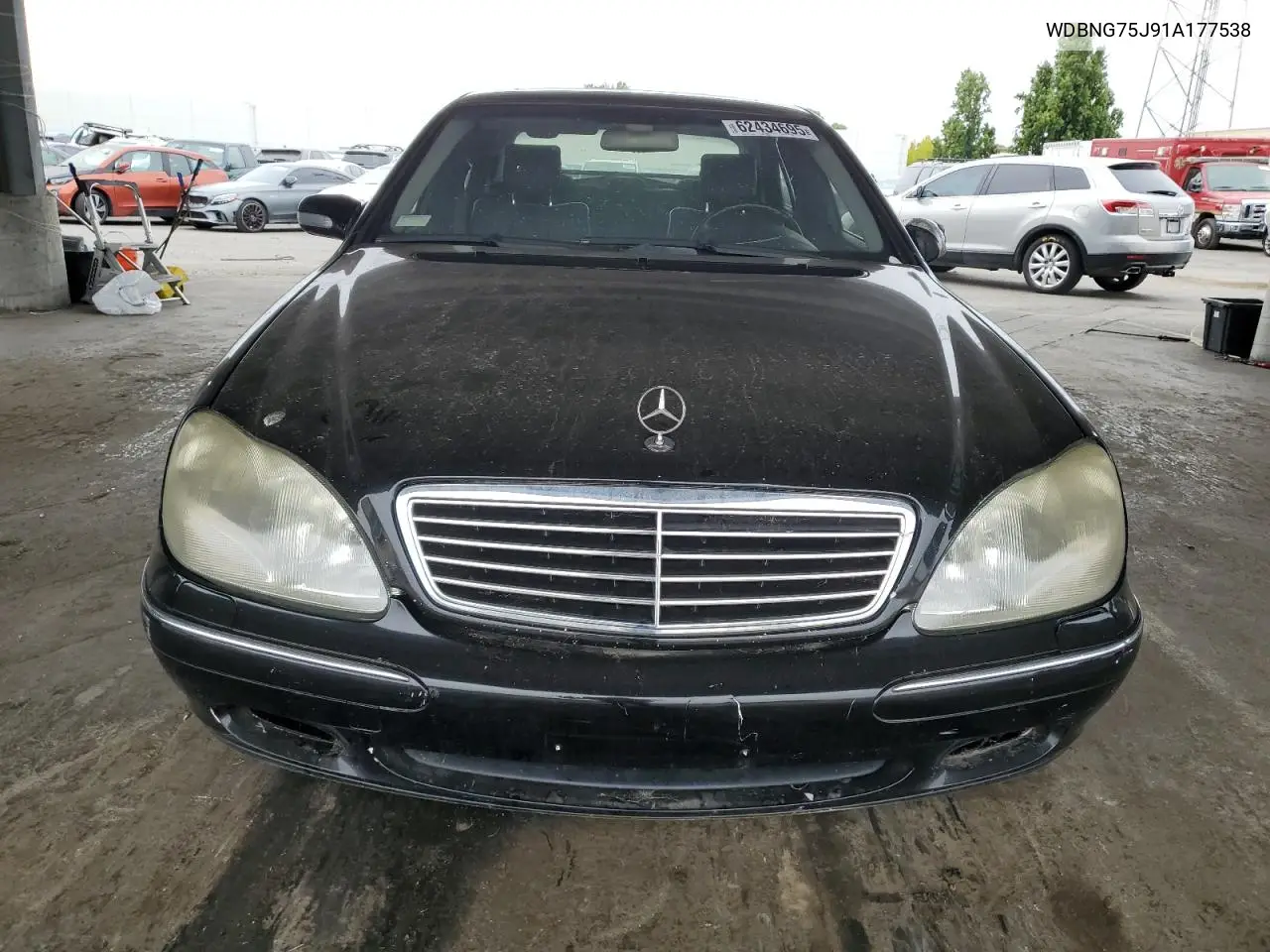 2001 Mercedes-Benz S 500 VIN: WDBNG75J91A177538 Lot: 62434695