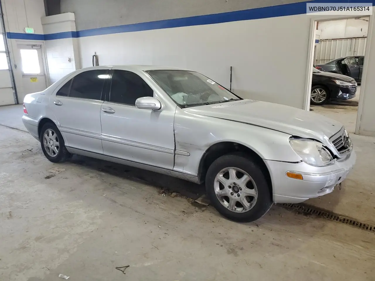 2001 Mercedes-Benz S 430 VIN: WDBNG70J51A165314 Lot: 46448515