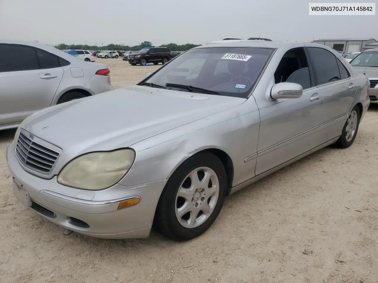 2001 Mercedes-Benz S 430 VIN: WDBNG70J71A145842 Lot: 51187665