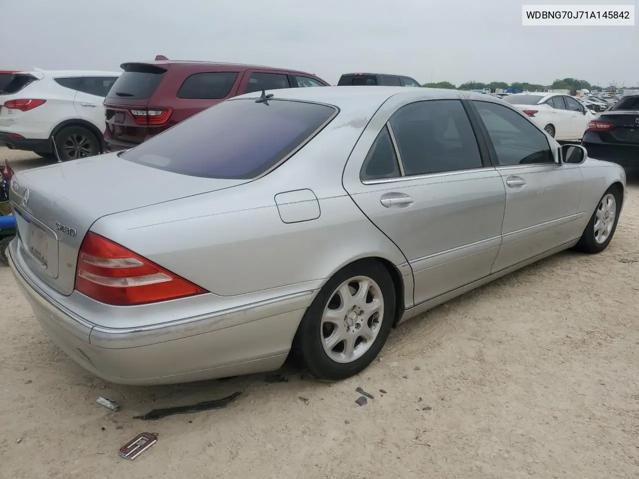 2001 Mercedes-Benz S 430 VIN: WDBNG70J71A145842 Lot: 51187665