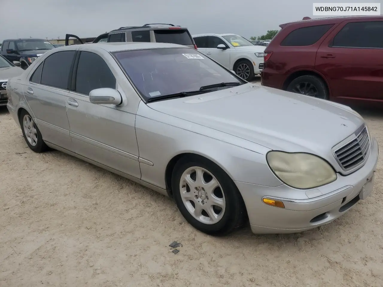 2001 Mercedes-Benz S 430 VIN: WDBNG70J71A145842 Lot: 51187665
