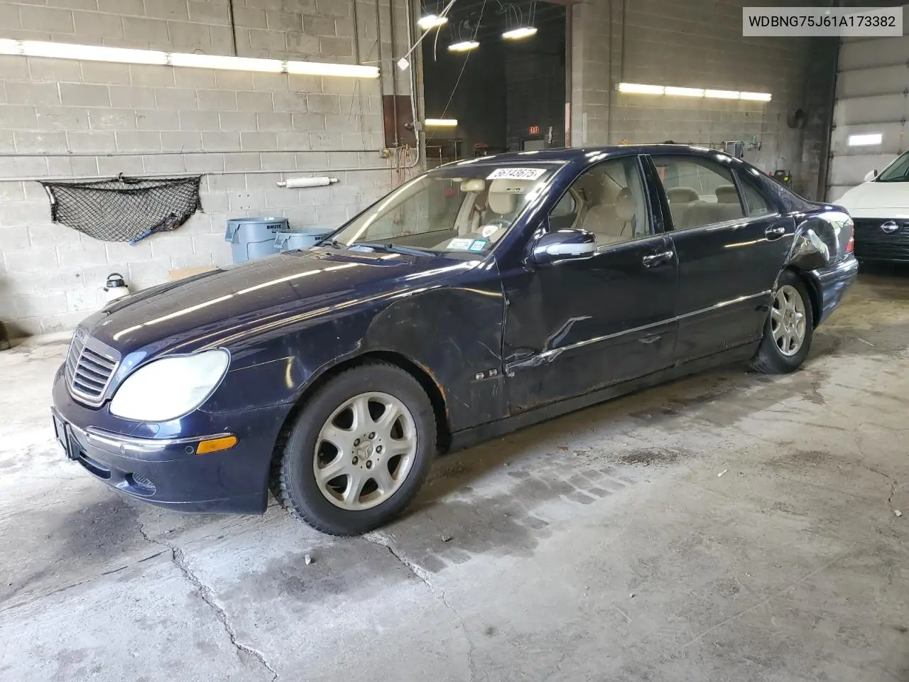 2001 Mercedes-Benz S 500 VIN: WDBNG75J61A173382 Lot: 56143675