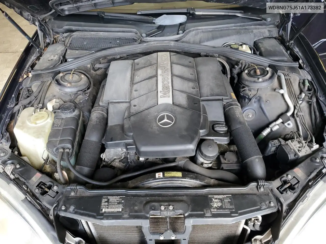 2001 Mercedes-Benz S 500 VIN: WDBNG75J61A173382 Lot: 56143675