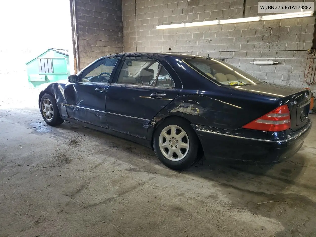 2001 Mercedes-Benz S 500 VIN: WDBNG75J61A173382 Lot: 56143675