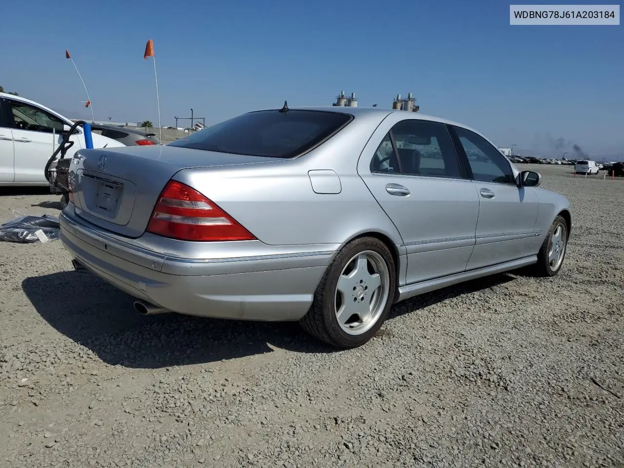 2001 Mercedes-Benz S 600 VIN: WDBNG78J61A203184 Lot: 58533935