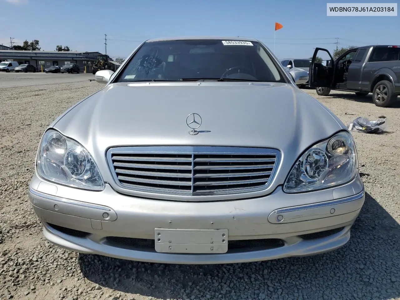 2001 Mercedes-Benz S 600 VIN: WDBNG78J61A203184 Lot: 58533935