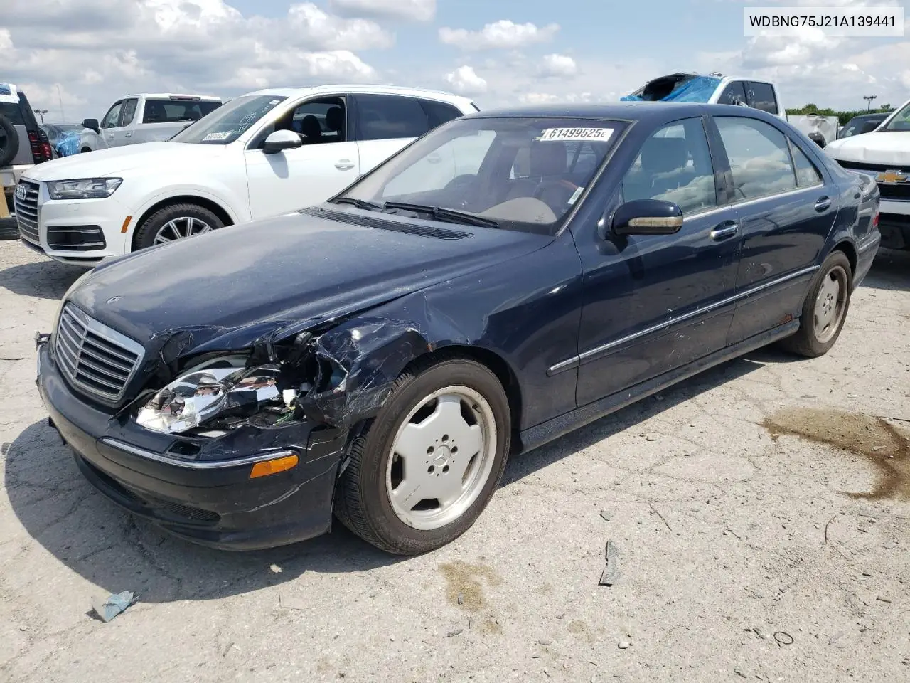 2001 Mercedes-Benz S 500 VIN: WDBNG75J21A139441 Lot: 61499525