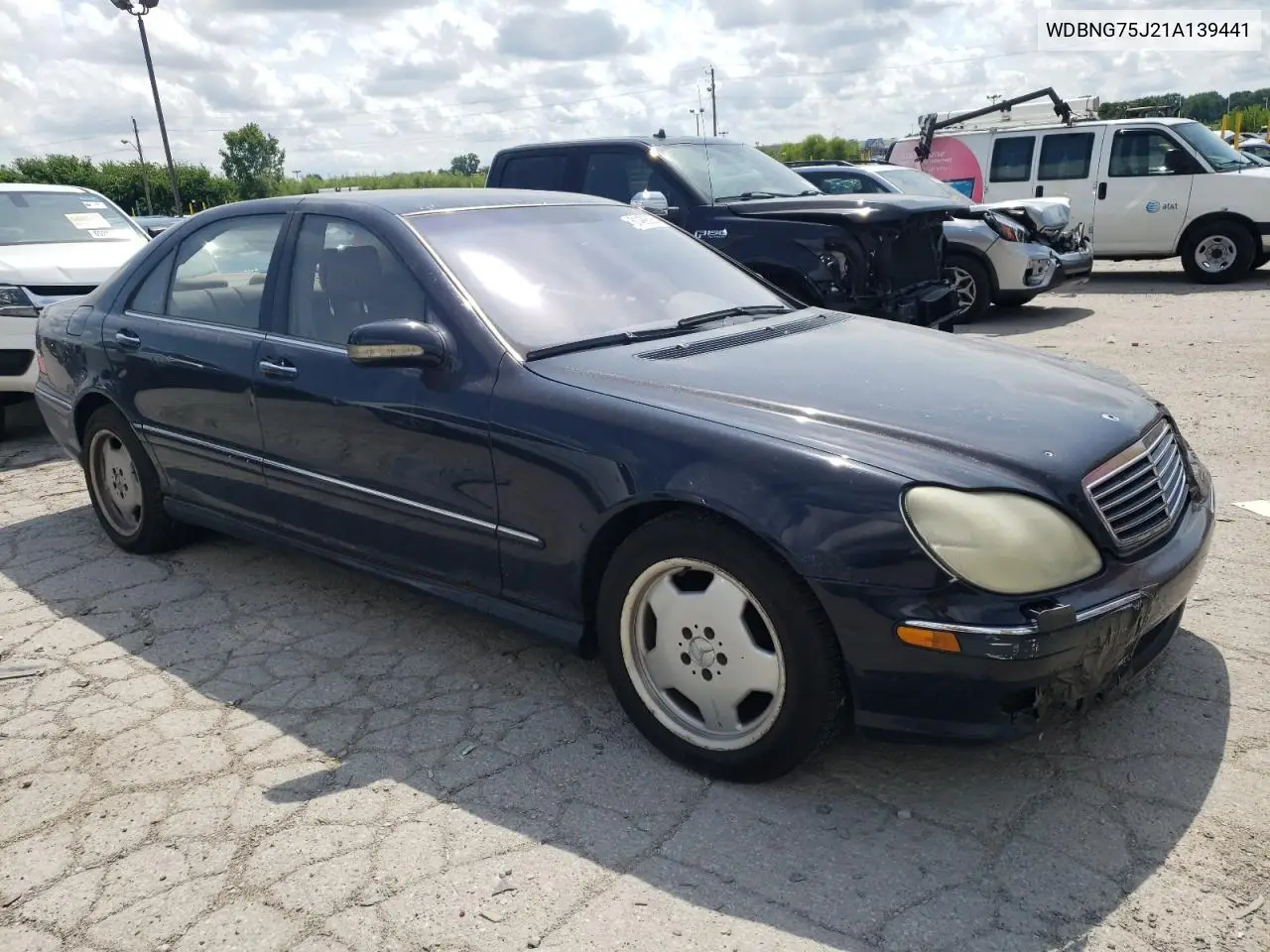 2001 Mercedes-Benz S 500 VIN: WDBNG75J21A139441 Lot: 61499525