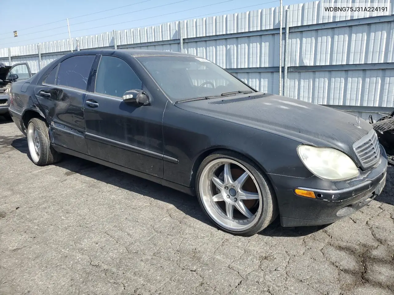 2001 Mercedes-Benz S 500 VIN: WDBNG75J31A224191 Lot: 62028365