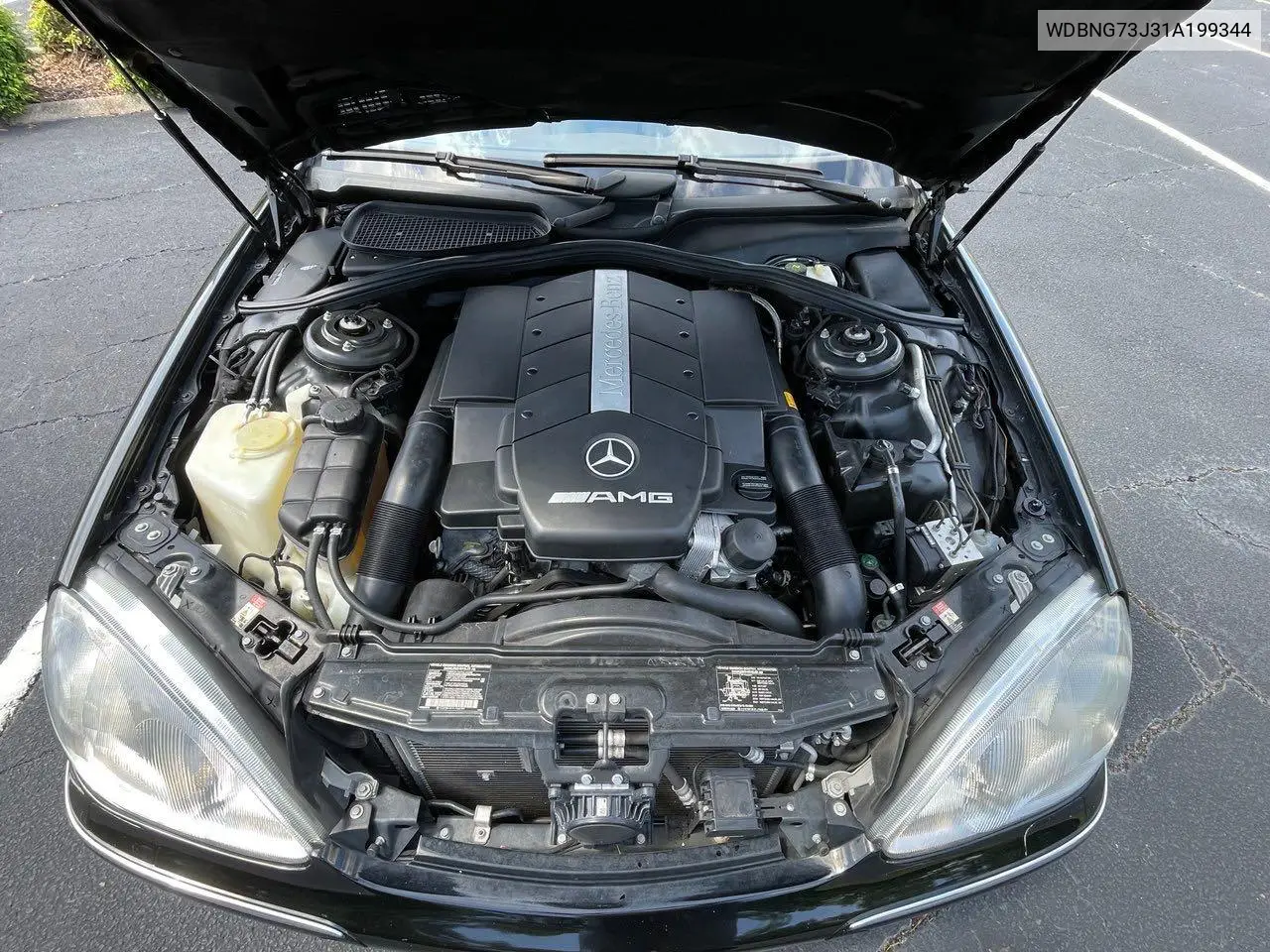 2001 Mercedes-Benz S 55 Amg VIN: WDBNG73J31A199344 Lot: 62281285