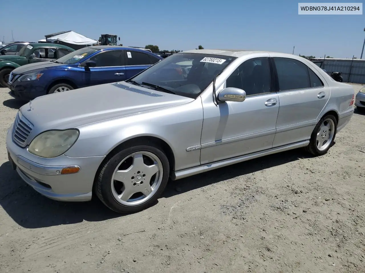 2001 Mercedes-Benz S 600 VIN: WDBNG78J41A210294 Lot: 62760215