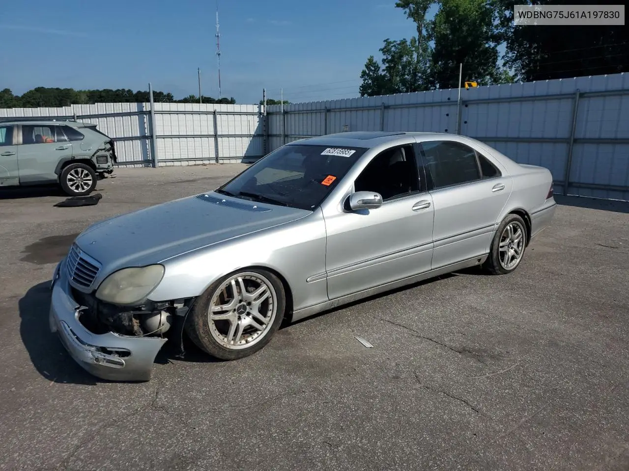 2001 Mercedes-Benz S 500 VIN: WDBNG75J61A197830 Lot: 62815985