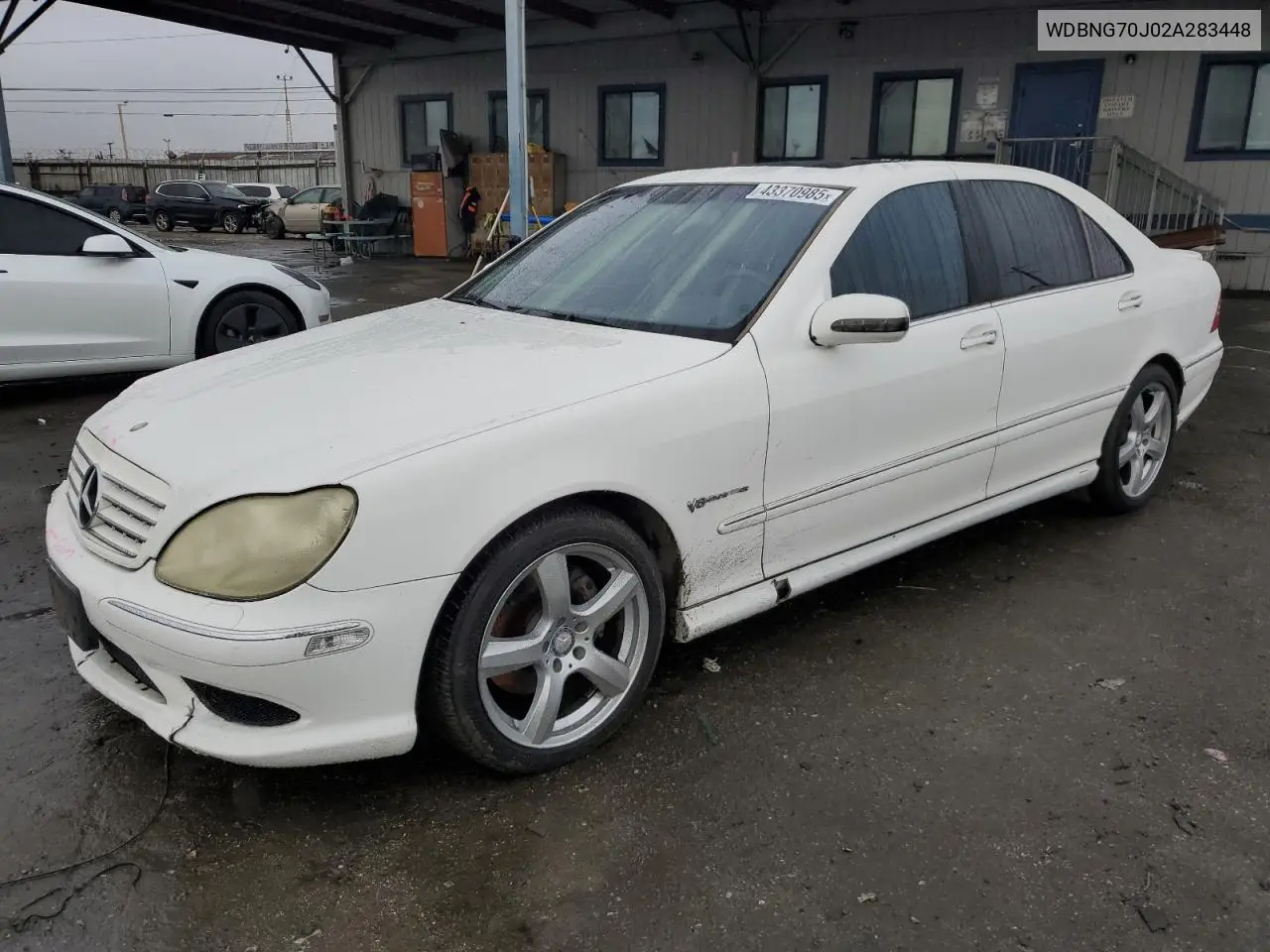2002 Mercedes-Benz S 430 VIN: WDBNG70J02A283448 Lot: 43370985