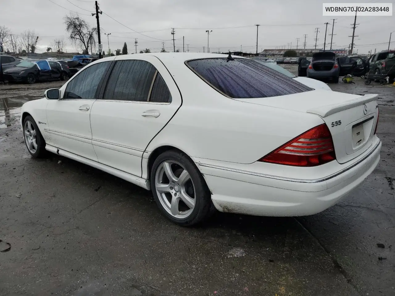 2002 Mercedes-Benz S 430 VIN: WDBNG70J02A283448 Lot: 43370985