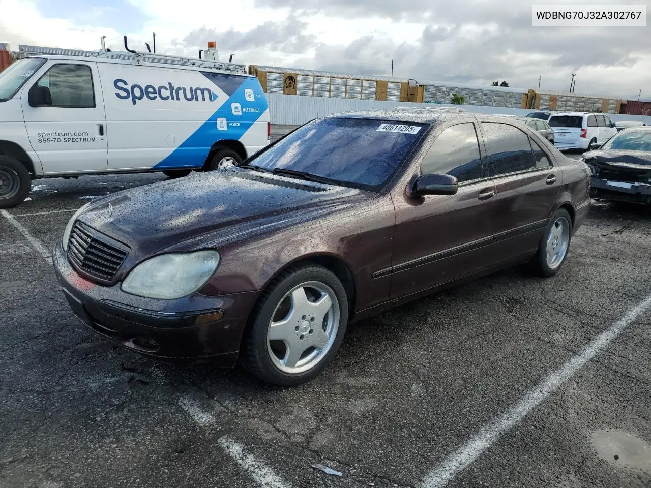 2002 Mercedes-Benz S 430 VIN: WDBNG70J32A302767 Lot: 48614205