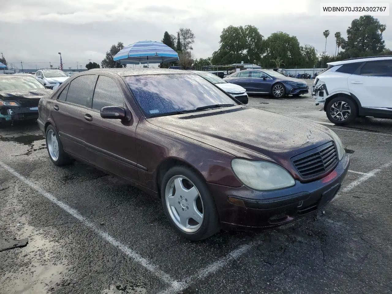 2002 Mercedes-Benz S 430 VIN: WDBNG70J32A302767 Lot: 48614205