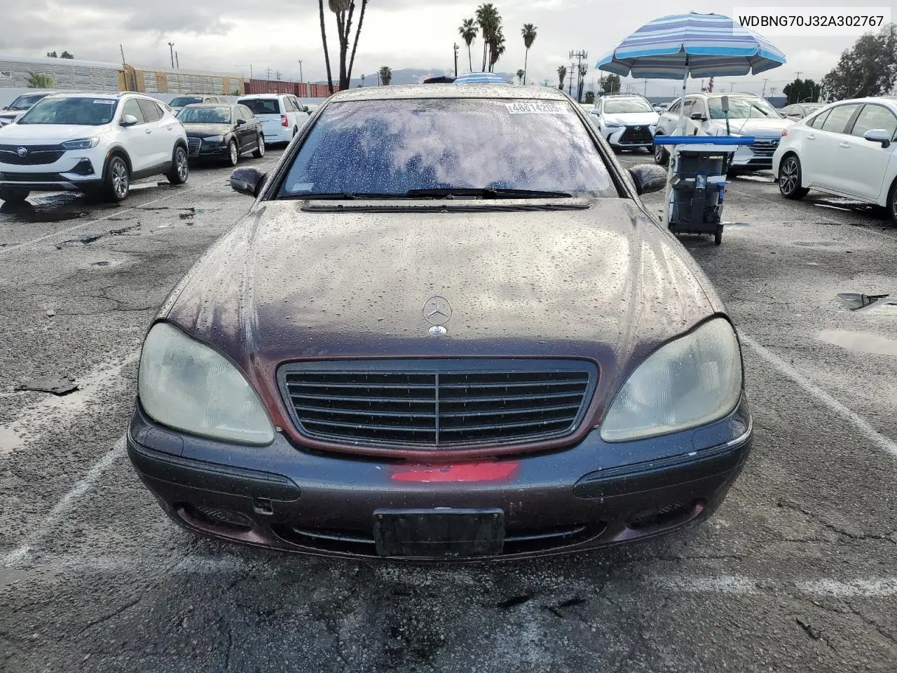 2002 Mercedes-Benz S 430 VIN: WDBNG70J32A302767 Lot: 48614205